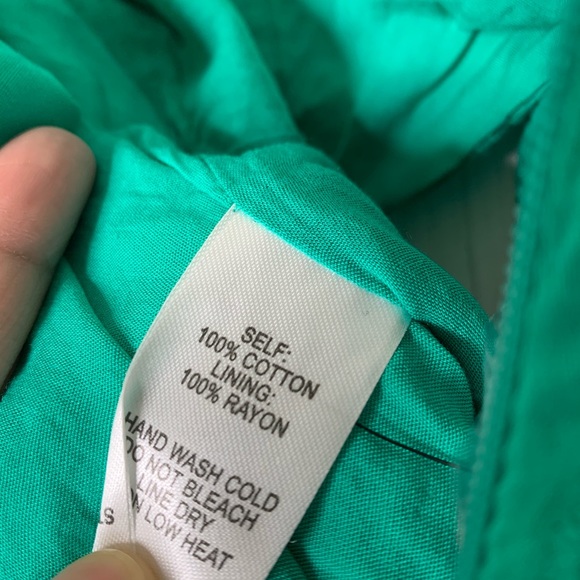 Lulu's Keala Green Tie-Front Eyelet Lace Romper - Picture 7 of 8